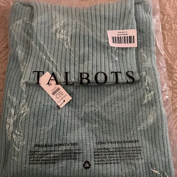 NEW TALBOTS COWL NECK SWEATER - Picture 3 of 3